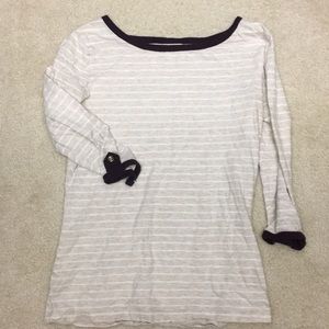 banana republic 3/4 sleeve shirt
